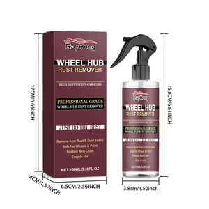 RayHong 100ml professional wheel hub rust remover spray with detailed size dimensions