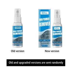 Confronto tra vecchi e nuovi flaconi spray antiruggine per auto Rayhong da 30ml.