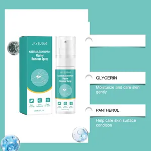 Espray suave para quitar apósitos con glicerina y pantenol para el cuidado de la piel sensible