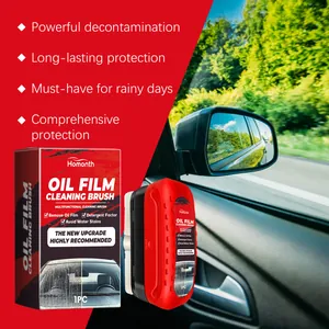 Spazzola professionale Homonth per la pulizia del film d'olio del vetro dell'auto sul parabrezza