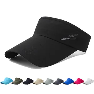 Visiera Parasole Cappello Mesh Poliestere Traspirante Regolabile Protezione UV Per Sport All'aperto Corsa