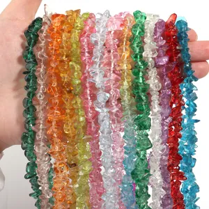 Kleurrijke onregelmatige kristallen spaanders kralen voor DIY sieraden maken armbanden