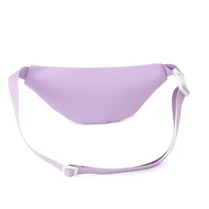 Cute children waist bag purple chest bag portable outdoor kids fanny pack daily storage bag