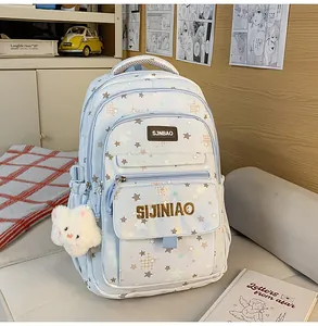 Zaino scolastico estetico carino per ragazze adolescenti leggero zaino casual per studenti.