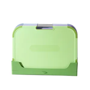 3-piece colorful classified baby food cutting board set with vertical storage base stand