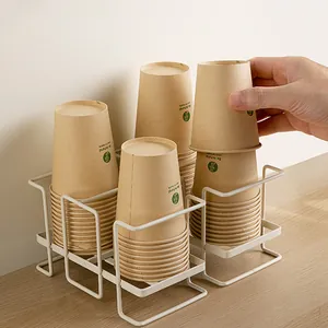 Porta Bicchieri Di Carta In Ferro Minimalista Giapponese Organizer Per Bicchieri Usa E Getta Supporto In Metallo Casa Ufficio