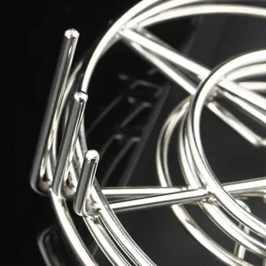 Durable stainless steel steaming rack with high feet for pressure cooker pots