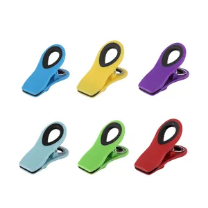 Lot de 6 pinces magnétiques colorées pour le réfrigérateur et les sacs de conservation