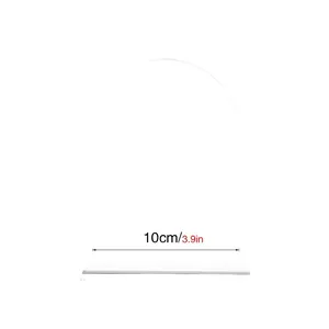Segnaposto per matrimonio in acrilico trasparente a forma di arco 10cm