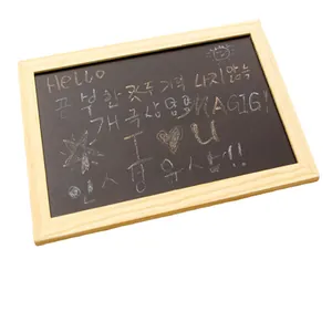 Small wooden frame blackboard for creative drawing and promotional signage