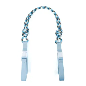 Adjustable nylon braided shoulder strap extension with buckle for shopping bags