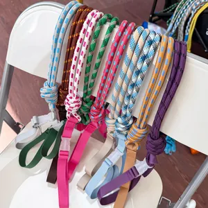 Colorful adjustable woven nylon shoulder straps for crossbody bags and eco-friendly shopping bags