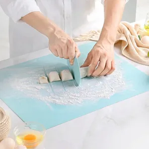 Silicone Kneading Mat Large Thickened Heat Resistant Non-Stick Baking Mat Dough Rolling Pastry Mat Food Grade Kitchen Bakeware Tools