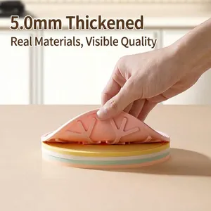 5.0mm thickened heat-resistant silicone mat for dining table and kitchen use