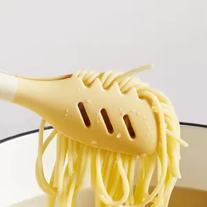 Pinzas de silicona para pasta resistentes al calor para espaguetis y fideos