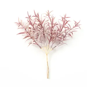 Künstlicher rosa samtiger Sterngras Strauß für DIY Blumenhandwerk und Heimdekoration