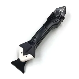 Multifunctional silicone caulking tool 3 in 1 sealant scraper smoothing finishing tool