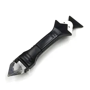 Detailed close-up view of the 3-in-1 multi-functional silicone caulking and smoothing tool.
