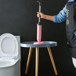 Handheld toilet plunger drain unblocker pump for bathroom kitchen cleaning tool