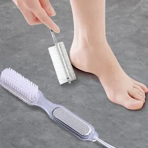 Multifunctional Foot Scrubber Double Sided Dead Skin Remover Foot File Pumice Stone Brush Household Foot Care Tool