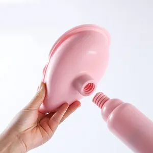 Pink portable female urinal travel silicone funnel outdoor camping emergency pee bottle