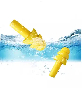 Silikon wasserdichte Ohrstoepsel Detailansicht, wiederverwendbare Schwimmohrstoepsel