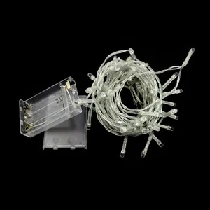 LED Christmas String Lights Battery Operated Fairy Lamp Decorative Lighting For Holiday Home Hotel Party Wedding Festive Decor