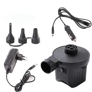 Portable Electric Air Pump For Inflatables Fast Fill Deflator With Multiple Nozzles Household Car Dual Use Inflator Pump