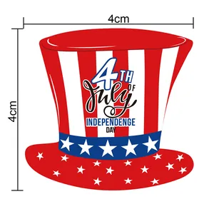 USA Independence Day 4th of July theme temporary tattoo sticker detail with 4cm dimensions