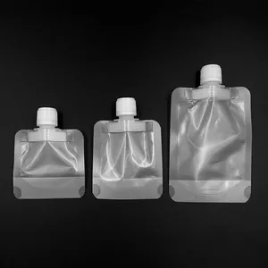 Sacchetti di erogazione cosmetici da viaggio portatili con beccuccio per shampoo crema e gel.