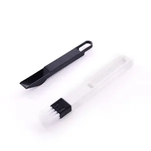 Window cleaning brush set, gap cleaning tool for sliding door grooves and window tracks, 2-piece