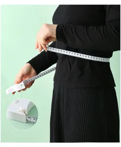 Metro da sarta per misurare circonferenza vita, braccia e gambe, strumento per fitness.