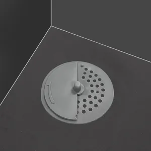 Couvercle de filtre d'évier en silicone, attrape-cheveux et filtre anti-obstruction.