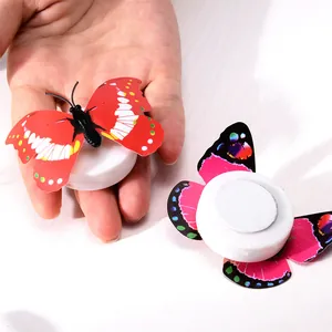 LED Leuchtender Schmetterling Nachtlicht Bunt Blinkend Wandaufkleber Heimdekoration