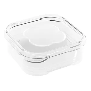 Klarsicht Kunststoff Frischhaltebox mit versiegelten Deckel für Kühlschrank Meal Prep.