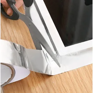 Cinta adhesiva de aluminio para fregadero y estufa, impermeable y resistente al calor adhesiva.