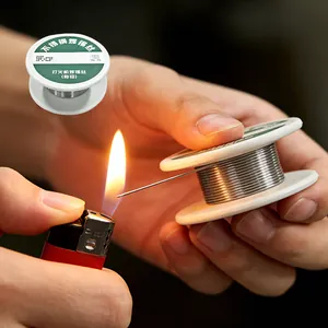 Edelstahl Lötdraht für Feuerzeugschweißen, reiner Zinnmetalldraht für Heimwerkerreparaturen.