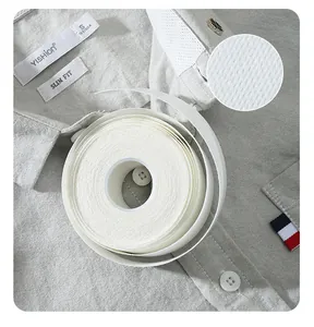 Einweg Kragen Schweißabsorbierender Aufkleber Detail, weißer Nackenschutz Anti-Schmutz.
