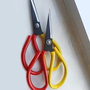 Industrial sewing scissors and large utility shears for fabric, leather and household use.