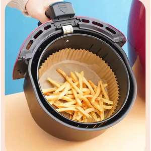 Air Fryer Disposable Paper Liner Non-Stick Round Parchment Baking Paper for Frying Pan
