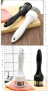 Batticarne in acciaio inossidabile con spilli affilati per bistecche e cucina.