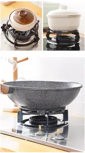 Cast iron gas stove rack non-slip support bracket for kitchen pots pans cookware stable base
