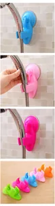 Adjustable suction shower head holder wall mounted bracket for shower hose universal