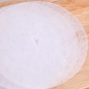 Papier absorbant d'huile de cuisine rond filtre alimentaire pour soupe et friture 12 pcs