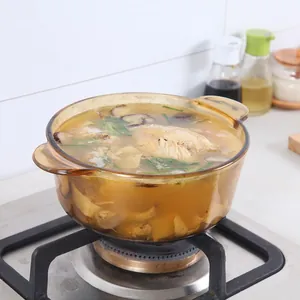 Papier absorbant d'huile de cuisine pour soupe, vue principale montrant l'application.