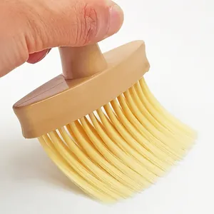 Soft bristle car interior cleaning brush detail view, perfect for cleaning dust in tight gaps.