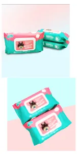 Thickened baby wet wipes with lid portable pull-out hand and mouth cleaning wipes for infants