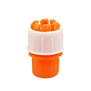 Universele kraan slang snelkoppeling adapter voor tuin, duurzaam kunststof verbindingsdeel.