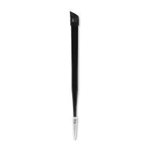 Professional anti-static stainless steel precision nail art tweezers with cap