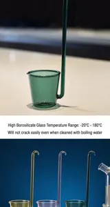 Hitzebeständiger Weinschöpfer aus Borosilikatglas, Temperaturbereich von -20 °C bis 180 °C
